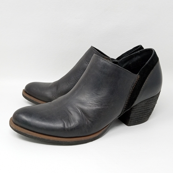 KORK-EASE KORKS Women Black Leather Chelsea Boot Size 7M - Picture 3 of 13